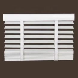 110V Motorized 230 Voltage 50mm 2 Inch Slats Foam Faux Wood 12V Li Battery Fauxwood Motorized Venetian Blinds 240528