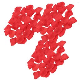 Decorative Flowers 2400 Pcs Artificial Rose Petals Wedding Decorations Holiday Simulation Table Scatter Red