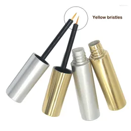 Storage Bottles 8ml Empty Gold/Sliver Eyeliner Tube And Lip Gloss Tubes Eyelash Cream Container Bottle Makeup Tool Women Travel Accessories