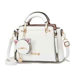 HBP Cute Handbags Purses Totes Bags Women Wallets Fashion Handbag Purse PU Lather Shoulder Bag White Color 259S