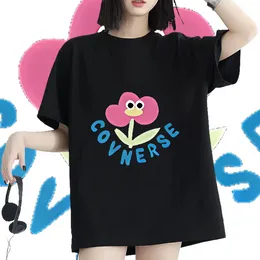 New Arrival T-Shirts for Women Cotton Breathable Short Sleeve Daily Outfit Woman Tshirt Black White Designer Tshirts