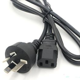 EU AU US UK Power Cable Euro European American British Australia Australian IEC C13 Power Supply Cord 1.2m 4ft For AC Adapters