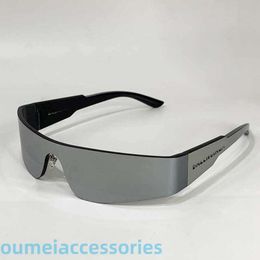 New Designer High-end Brand Sunglasses Mono Rectangle in Black Nylon Bb0041s Ladies Gradient Full Lens Narrow Rectangular Mask Mens Fashion Glasses