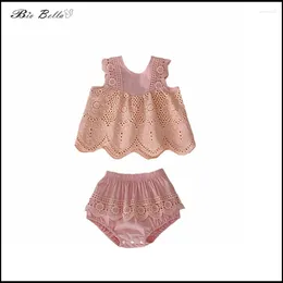 Clothing Sets Biobella Baby Girls Summer Clothes Set Lace First Baptism Birthday 3-24 Months Infant Toddler Christams Girl Kids