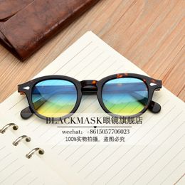 Jackjad di alta qualità Nuovo moda Johnny Depp Lemtosh Style Occhiali da sole rotondi da sole colorate Ocean Lens Brand Design Party Show Sun Glasses Oculos 2647