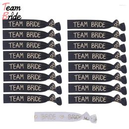 Party Decoration Team Bride To Be 16 1pcs Bachelorette Bracelet Tribe Hand Band Head Rope Hair Accessories Hen Night Wedding Supplies Decor