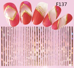 5pcsset Nail Art Decoration Set Pull Wire Glod Sliver Stamping Sticker Manicure Tools Rhinestones for Nail Accessoires Decals1328472