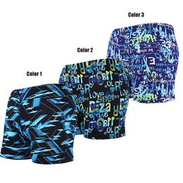 Men's Boxer Swimming Trunks Quick Dry Breathable Swimsuit High Elastic Swimwear Underwear for Summer Beach Surfing Water Sports