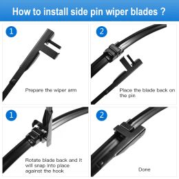 REFRESH Wiper Blades for Mercedes Benz GLK Class X204 Fit Side Pin Arms GLK 200 220 250 280 300 320 350 CDI 4Matic