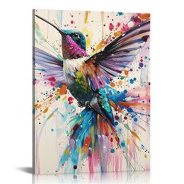 Птица картинка холст стены искусство декор красочный живопись птиц картин