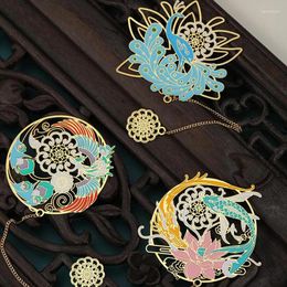 Party Supplies Classical Chinese Style Metal Bookmark Exquisite Hollow Antique Gift Custom-Made Creative Lettering To Send Friend Brass