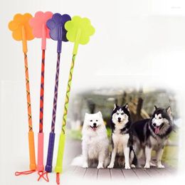 Dog Apparel 43cm Long Nylon Pet Training Toys Tool Stick Pat Supplies Silicon For Whip Cat
