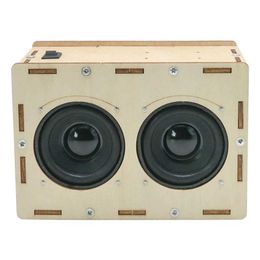 Portable Speakers DIY speaker box sound amplifier uses combination lock to build your own portable wooden box Bluetooth speaker S245287