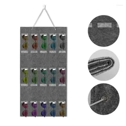 Storage Boxes Wall Sunglasses 25 Slots Dustproof Glasses Display Hanging Bag Eyeglasses Rack Eyewear Stand Pocket