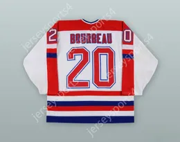 Custom ALLEN BOURBEAU 20 USA NATIONAL TEAM WHITE HOCKEY JERSEY Top Stitched S-M-L-XL-XXL-3XL-4XL-5XL-6XL