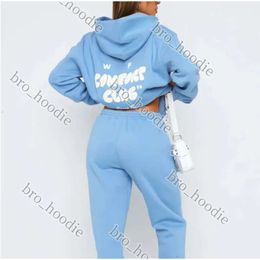 2024 Designer White Foxs Hoodie Whitefox Tracksuit Woman Sets Sportwear Two 2 Piece Set Fashion Brand Long Sleeves Pullover Hooded Hip Pop Streetwear Track Suits 136