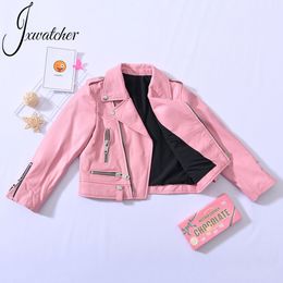 Kids Genuine Leather Jackets Girls Boys Real Sheepskin Coat Autumn Full Sleeve Children Zipper Natural Leather Outerwear Spring