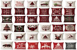 Christmas Pillow Cover Living room Decorative Pillows Christmas Cushion Cover Couch Plaid Pillow Chair Cushion Cover 45X45cm3340852