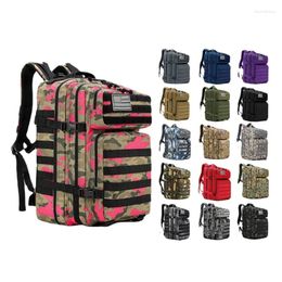 Backpack 50L Military Fan Camouflage Outdoor Tactical Three-level Bag Men's Climbing Women's Hiking