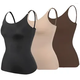 Women's Shapers Women Camisole Tank Tops Body Shaper Tummy Control Vest Seamless Slim Belly Shapewear Smooth Compression Top Underwear Plus