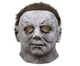 Michael Myers Mask Halloween Mascaras De Latex Realista Mascara Cosplay Scary Masks Masquerade Masque Korku Maskesi Party Maski SH2922142
