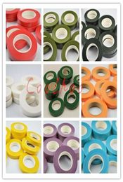 Whole paper floral floriculture tape with small viscous for DIY silk flower material 12mm30yards7910185