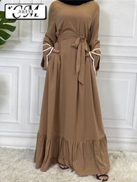 Ethnic Clothing Ramadan Long Dresses For Women Muslim Abaya Islamic Robe Turkish Moroccan Chic Wedding Caftan Eid Fashion Kimono Femme