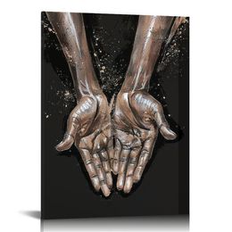 Love Wall Art Canvas Romantic Couple Love Painting Pictures Black Print Poster for Living Room Bedroom Decoration Framed Ready to Hang