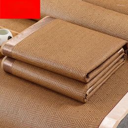 Carpets Mat Rattan Three-piece Set Of Ice Silk Summer Single Student Dormitory No Deformation Easy To Clean Breathable