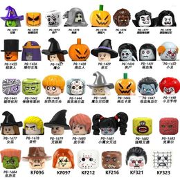 Party Favour PG8171 PG8080 Building Blocks Halloween Characters Bricks Educational Toys For Children Hollidays Gifts