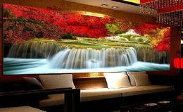 Huacan Diamond Painting Waterfall Full Square 5D DIY Diamond Embroidery Landscape Beadwork Diamond Mosaic Scenery 2011185477320