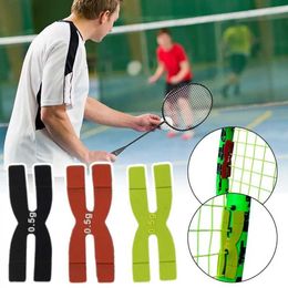 Badminton Sets H-shaped badminton racket weight balance strip lightweight tennis racket sports silicone tennis racket weight balance strip S5280