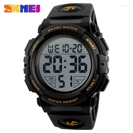Wristwatches SKMEI Brand Men Sport Digital Watch Waterproof Chronograph Sports Wristwatch Fashion Men's Watches Luxury Led Electronic Clock