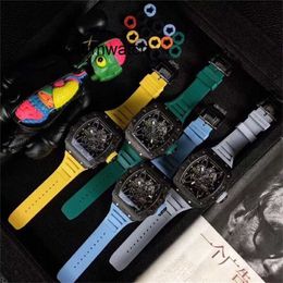 Multi-function Watch For Men Mechanical Applicable Miller Tape RM35-02 Original Folding Button Rubber Band Accessories for