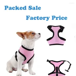 Dog Collars TAILUP Pet Mesh Harness Strap Vest Collar For Small Medium-sized Chihuahua Lead Puppy Comfort Cloth Cat