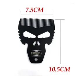 Party Favour Multi Stainless Steel Beard Shaping Tool Comb Sex Man Gentleman Trim Template Hair Cut Modelling Tools Brush