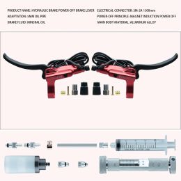 NFOX GT267 Power Off Brake Handle 3 Pin lever Electric Bicycle Bafang Hall Motor Hydraulic Brakes Mountain E Bike accessories