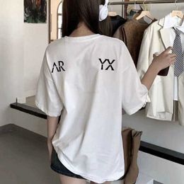 Men's T-shirts High Quality Plus Size T-shirt Designer T-shirts Men Women Round Neck Short-sleeved Tops Letter Graphic Tee Loose Oversized T-shirt Casual Undershirtaqgl