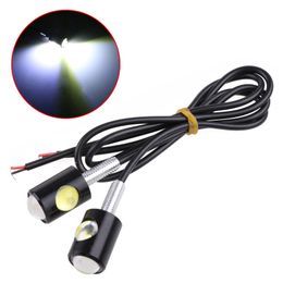 1Pair Universal Motorcycle LED Mini Turn Signal Eagle Eye Shape Turn Indicators G8TE