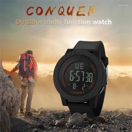 Wristwatches Men's Clock Sport Digital Analog Army LED Waterproof Wrist Watch Stylish Electronic
