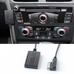 Bluetooth 5.0 Car Kit Phone Call Handsfree AUX USB Adapter for Audi A4 A5 A6 Q5 Q7 MMI 2G 3G System Media Interface MIC Input