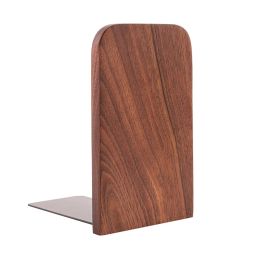 Natural Creative Wood Bookend Holder Reusable Resistance To Fall Bookshelf Book Stand Party Supplies For Home Ornament