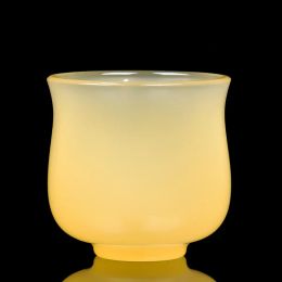 Emerald Teacup Wine Glass Kung Fu Tea Set Health High-end Jade Natural Jade Set Jadeware Chinese Style Tea Cup