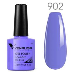 VENALISA Nail Gel Polish Semi Permanent Gellack Nail Art Salon 120 Colour Glitter 7.5ml Soak off Organic UV LED Nail Gel Varnish