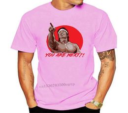 Men039s TShirts Retro 80039s Movie Bloodsport Chong Li You Are Next 8 Bit Distressed T Shirt8114585