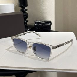 Square Sunglasses Crystal Frame/Blue Gradient Men Designer Sunglasses Glasses Shades Sunnies Lunettes de Soleil UV400 Eyewear