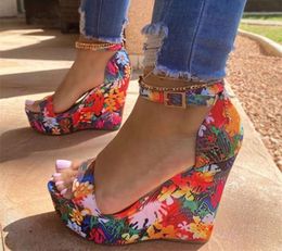 Sexy Girls Summer Design Party Shoes High Heel Buckle Ankle Shoulder Strap Womens Flower Open Toe Sandals 230724