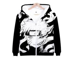 Anime 3D Print Zip Up Women/Men Hoodies Sweatshirts Japanese Streetwear Hip Hop Hooded Zipper Jacket Cosplay Costume5735475