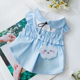 Dog Apparel Cat Skirt Summer Dress Puppy Costume Cute Female Pet Clothes Dresses Chihuahua Bichon Pomeranian Yorkshire Poodle Clothing