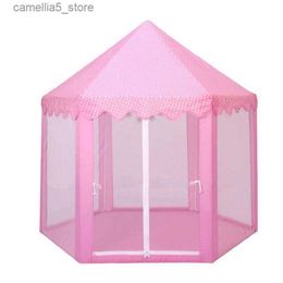 Toy Tents Anti-Mosquito Baby kid toy Tent Portable Folding Prince Princess Tent Kid Gift Child Castle Play House Wigwam Beach Zipper tent Q240528